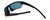 Montana Eyewear Designer Polarized Sunglasses SP305B in Matte-Black & Red Mirror Lens