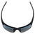 Montana Eyewear Designer Polarized Sunglasses SP305B in Matte-Black & Red Mirror Lens