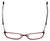 Vera Wang Designer Eyeglasses V328 in Ruby 53mm :: Custom Left & Right Lens