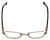 Vera Wang Designer Eyeglasses V335 in Gold 51mm :: Custom Left & Right Lens