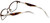 Vera Wang Designer Eyeglasses V349 in Brown 53mm :: Custom Left & Right Lens