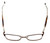 Vera Wang Designer Eyeglasses V349 in Brown 53mm :: Custom Left & Right Lens
