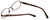 Vera Wang Designer Eyeglasses V336 in Burgundy 52mm :: Rx Single Vision