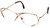 Rodenstock Designer Eyeglasses 828 in Gold/Red 59mm :: Custom Left & Right Lens