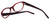 Badgley Mischka Designer Eyeglasses Madeline in Wine 53mm :: Custom Left & Right Lens