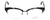 Badgley Mischka Designer Eyeglasses Vivianna in Black 54mm :: Custom Left & Right Lens