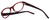 Badgley Mischka Designer Eyeglasses Madeline in Wine 53mm :: Rx Single Vision