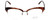 Badgley Mischka Designer Eyeglasses Vivianna in Brown-Horn 54mm :: Rx Single Vision
