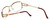 Cazal Designer Eyeglasses 1084-001 in Gold-Red 56mm :: Custom Left & Right Lens