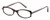 Jones NY Designer Eyeglasses J203 in Black Amber :: Custom Left & Right Lens