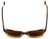 Reptile Designer Polarized Sunglasses Agamid in Brown-Stripe-Fade with Flash Mirror Lens