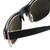 Reptile Designer Polarized Sunglasses Gilbert in Black-Clear with Flash Mirror Lens