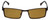 Reptile Designer Polarized Sunglasses Sobek in Brown with Gold Mirror Lens