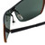 Renoma Designer Sunglasses Remus 4560 in Black with Gold Mirror Lens