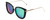 Matte Black/Gold Frame with Purple Tint/Green Mirror Lens