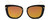 Gloss Black/Gold Frame with Grey Tint/Orange Mirror Lens