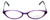 Vera Bradley Designer Eyeglasses Nicole-PPP in Purple-Punch 47mm :: Custom Left & Right Lens