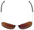 Porsche Designer Sunglasses P8576-B in Gold with Brown Silver Mirror Lens