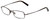 John Varvatos Designer Eyeglasses V105 in Brown 51mm :: Rx Single Vision