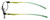 Nike Flexon Designer Eyeglasses NK4255-011 in Satin Black Turbo Green 52mm :: Rx Bi-Focal