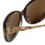 Judith Leiber Designer Sunglasses JL5009-02 in Topaz in Brown Lens