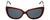 Judith Leiber Designer Sunglasses JL5009-06 in Ruby in Grey Lens