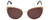 Judith Leiber Designer Sunglasses JL5010-06 in Rose-Gold in Brown Lens