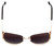 Judith Leiber Designer Sunglasses JL5010-06 in Rose-Gold in Brown Lens