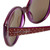 Judith Leiber Designer Sunglasses JL5017-04 in Ruby in Brown Lens