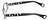 Betsey Johnson Designer Eyeglasses Show-Stopper BJ050-01 in Black 51mm :: Rx Single Vision
