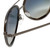 Tom-Ford Designer Sunglasses Andy TF468-50B in Striped-Dark-Brown with Smoke-Gradient Lens