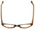 Corinne McCormack Designer Eyeglasses Roseanne in Amber  50mm :: Custom Left & Right Lens