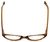 Corinne McCormack Designer Eyeglasses Roseanne in Amber  50mm :: Rx Single Vision