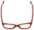 Valerie Spencer Designer Eyeglasses VS9290-RED in Red/Leopard 48mm :: Rx Single Vision