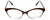 Valerie Spencer Designer Eyeglasses VS9312-BRN in Brown/Lilac Crystal 53mm :: Progressive