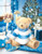 Holiday Christmas Theme Cleaning Cloth, Christmas Teddy