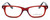 Ernest Hemingway Designer Eyeglasses H4617 (Small Size) in Red-Black 48mm :: Custom Left & Right Lens