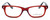 Ernest Hemingway Designer Eyeglasses H4617 (Small Size) in Red-Black 48mm :: Rx Single Vision