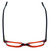 Ernest Hemingway Designer Eyeglasses H4617 (Small Size) in Red-Black 48mm :: Rx Single Vision