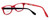 Ernest Hemingway Designer Eyeglasses H4617 (Small Size) in Black-Red 48mm :: Rx Bi-Focal