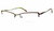 Valerie Spencer Designer Eyeglasses 9125 in Brown-Lime :: Custom Left & Right Lens