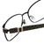 Carolina Herrera Designer Eyeglasses VHE063-0304 in Black 55mm :: Rx Bi-Focal