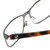 Carolina Herrera Designer Eyeglasses VHE074-0H41 in Gunmetal Tortoise 56mm :: Rx Bi-Focal