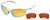 Suncloud Whip Polarized Semi-Rimless Sunglasses/Extra Rose Lenses&Case 5 Options