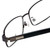 Big and Tall Designer Eyeglasses Big-And-Tall-5-Gunmetal in Gunmetal 58mm :: Custom Left & Right Lens