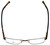 Argyleculture Designer Reading Glasses Sanders in Brown 55mm