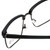 Calabria Viv Designer Eyeglasses Vivid-257 in Black 52mm :: Rx Bi-Focal