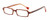 Ink Eyeglasses Contour in Burgundy Amber :: Custom Left & Right Lens