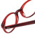 Ecru Designer Eyeglasses Daltrey-005 in Red 50mm :: Custom Left & Right Lens