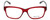 Ecru Designer Eyeglasses Collins-062 in Red 53mm :: Rx Single Vision
